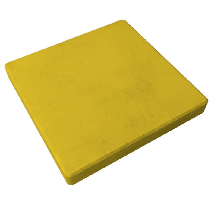 Квадратная тротуарная плитка 300х300х70 Желтый